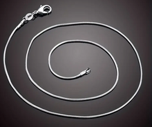 Load image into Gallery viewer, Snake Bone Pattern Chain - 925 Silver Plated
