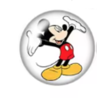 Mickey Mouse 2 18mm Snap Button