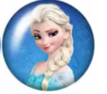 Frozen - 18mm Snap Button - Elsa