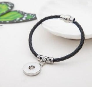 Black Leather Bracelet