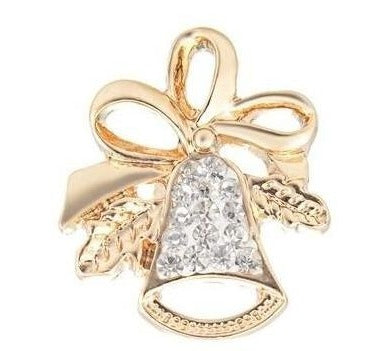 Christmas Bell - Gold and White